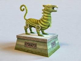 Mythical Creatures Statue 3d preview