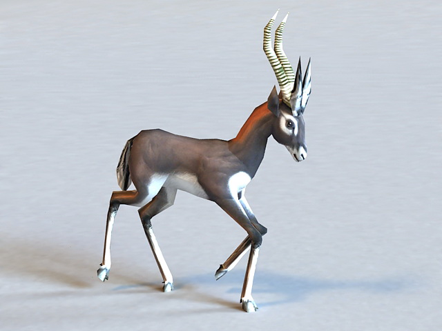 Animated Antelope 3d model 3ds Max,Autodesk FBX files free download