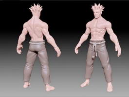 Muscle Man 3d model preview