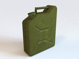 Military Fuel Canister 3d model preview