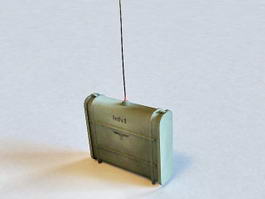 WWII Military Walkie Talkie Radio 3d preview