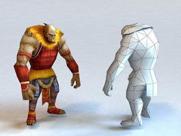 Ancient Barbarian 3d model preview