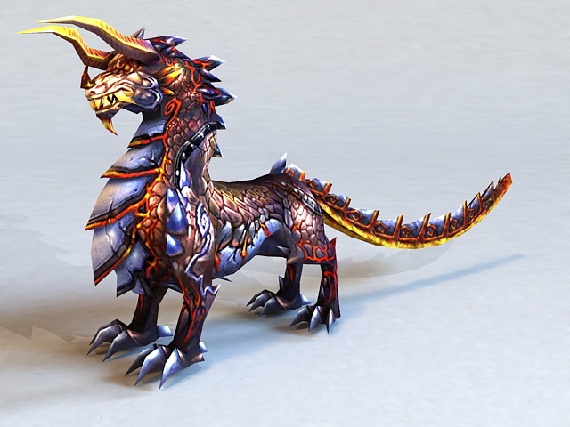 Chinese Qilin 3d rendering