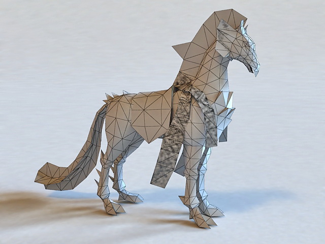 Mythical Horse Animal 3d model - CadNav