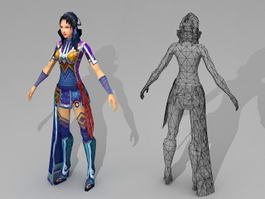 Fantasy Woman 3d model preview