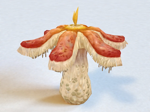Fantasy Mushroom 3d rendering