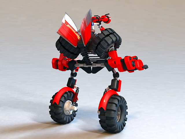 Transformers Mini-Bot 3d rendering
