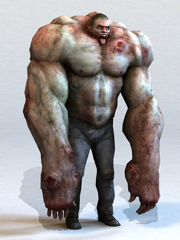 Zombie Hulk 3d model 3ds Max files free download - modeling 37926 on CadNav