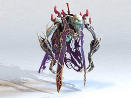 Skeleton Demon 3d model preview