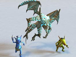 Gargoyle & Goblin 3d preview