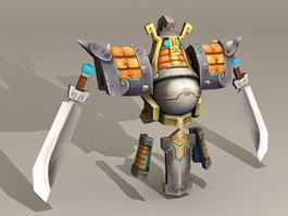 Ancient Armor & Swords 3d model preview