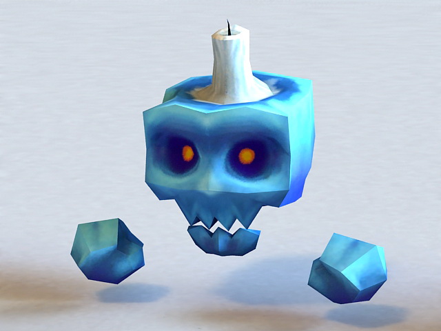 Skull Candles 3d rendering