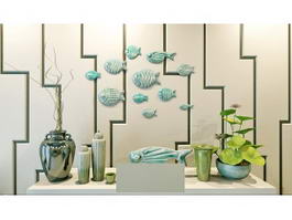 Fish Wall Decor 3d model preview