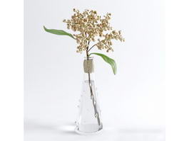 Minimalist Tree Branch Vase 3d model preview