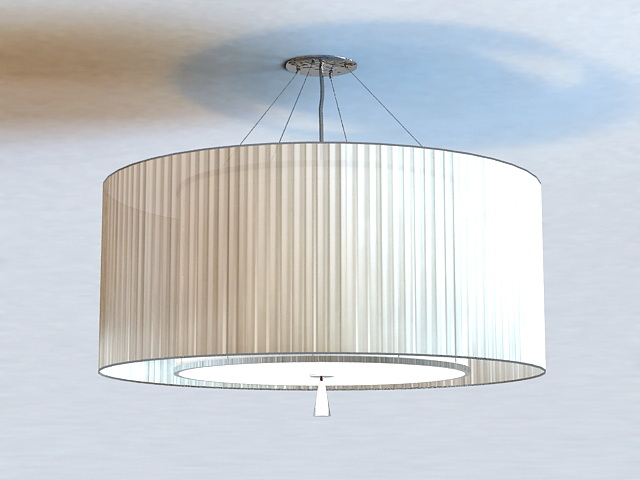 Semi Flush Ceiling Light 3d rendering