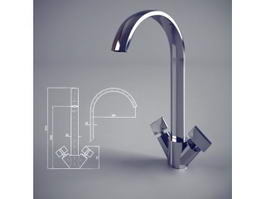 Basin Faucet Tap Mixer 3d model preview
