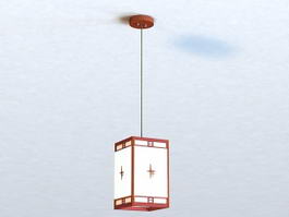 Japanese Style Pendant Light 3d preview