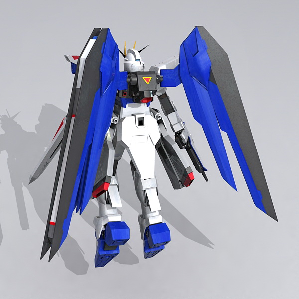 Gundam Seed Freedom 3d rendering