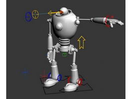 Humanoid Robot 3d model preview