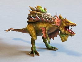 Monster Dinosaur 3d model preview