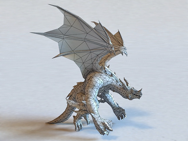 Drake Dragon 3d rendering