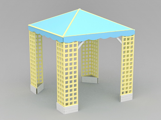 Garden Pavilion 3d rendering