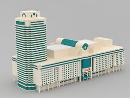 Commercial Building Complex 3d model preview