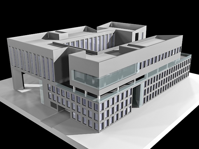 Business Office Buildings 3d rendering