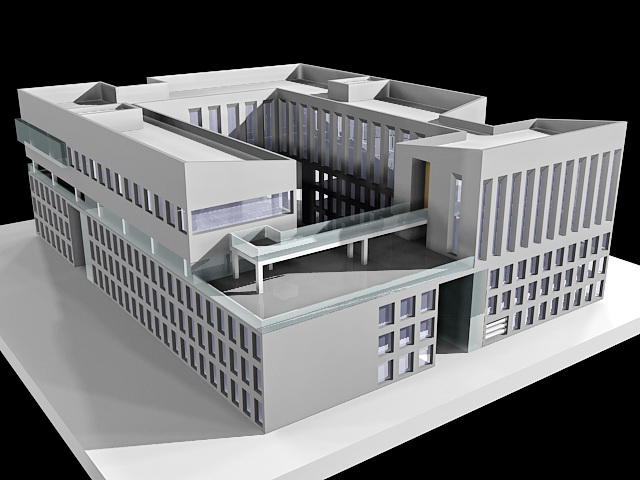 Business Office Buildings 3d rendering
