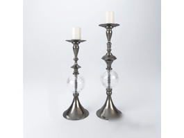 Japanese Candle Holders 3d preview