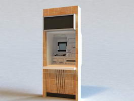 Bank ATM Machine 3d model preview