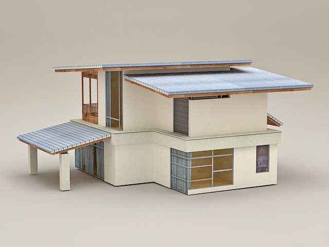 Holiday House 3d rendering