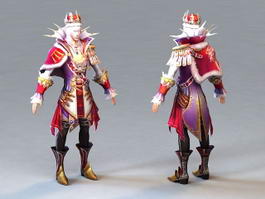 Human Male Wizard 3d preview