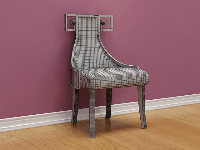 Accent Chair 3d rendering