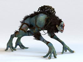 Hunter Monster 3d model preview