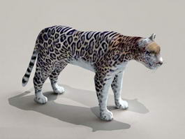 Rainforest Animal Jaguar 3d model preview