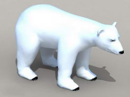 Arctic Polar Bear 3d model preview