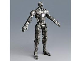 Combat Fighting Robot 3d model preview