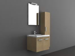 Small Vanity Sink Cabinet 3d preview