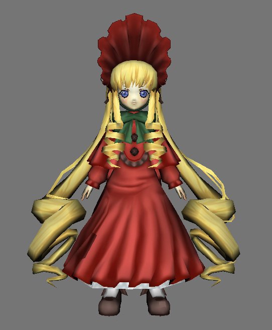 Rozen Maiden Shinku 3d rendering