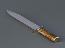Adventurer Knife 3d model preview