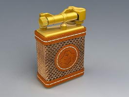 Vintage Cigarette Lighter 3d preview