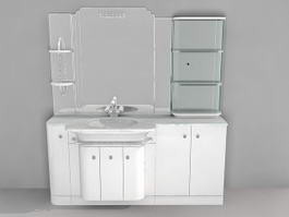 Bathroom Cabinet Idea 3d model preview