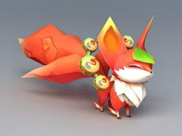 Anime Squirrel 3d model preview