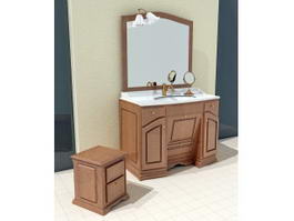 Country Bathroom Vanities 3d model preview