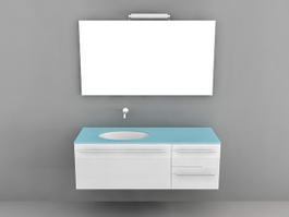 Chic Modern Bathroom Vanities 3d model preview