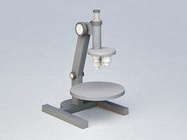 Simple Microscope 3d model preview