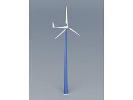 Wind Turbine 3d model preview