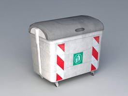 Garbage Dumpsters Container 3d model preview