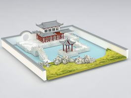 Chinese Garden Design 3d preview
